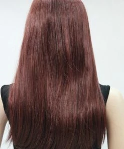 Flirtywomen Dark Auburn Red Wig Wigs