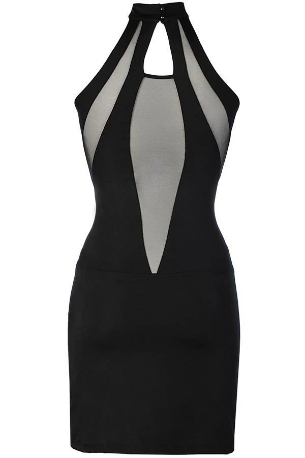 Axami Lingerie Dresses Black Dress V-9269 6 Axami Lingerie Dresses Black Dress V-9269