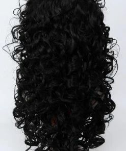 Flirtywomen Jet Black Long Spiral Curl Wig 9369 Wigs