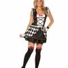 Elegant Moments USA Haute Harlequin Clown Costume