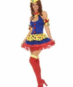 Elegant Moments USA Costumes Clown Inspired Fancy Dress Costume