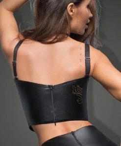 Noir Handmade Poland Clothing Eco-leather Skirt F171 15 Noir Handmade Poland Clothing Eco-leather Skirt F171