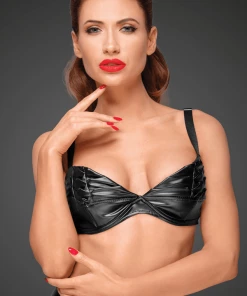 Noir Handmade Poland Power Wet-look Bra F174 Bras