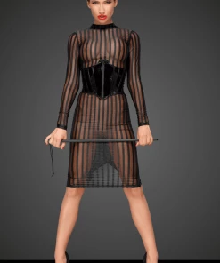 Noir Handmade Poland Dresses Black Dress F182