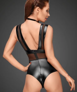 Noir Handmade Poland Lingerie Power Wet-look Body F183