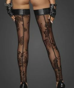 Noir Handmade Poland Hosiery Stockings F243