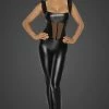 Noir Handmade Poland Clothing Wet-Look Cat-Suit F256