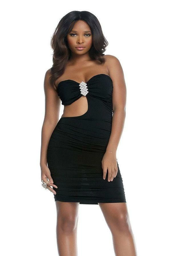 Forplay Black Strapless Mini Dress Clothing 3 Forplay Black Strapless Mini Dress Clothing