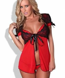 Provocative Lingerie France Flamenco Night Red Nightdress 9 Provocative Lingerie France Flamenco Night Red Nightdress