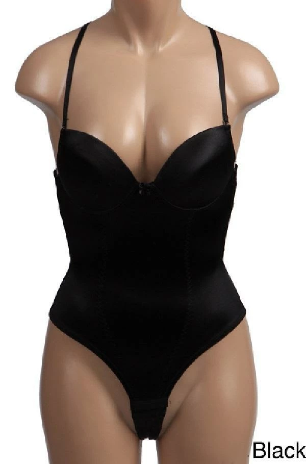 Beauty Search Shapewear Lingerie Thong Back Black Body Shaper 3 Beauty Search Shapewear Lingerie Thong Back Black Body Shaper