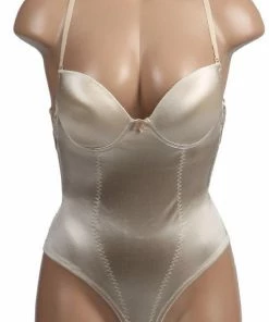 Beauty Search Shapewear Thong Back Beige Body Shaper