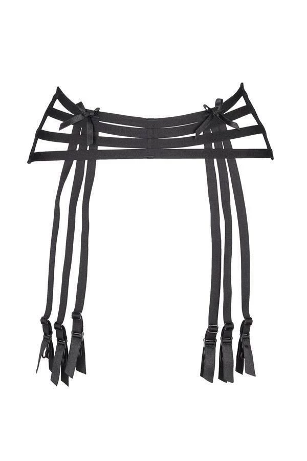 Axami Lingerie Garter Belt V-6542 Grafite 4 Axami Lingerie Garter Belt V-6542 Grafite