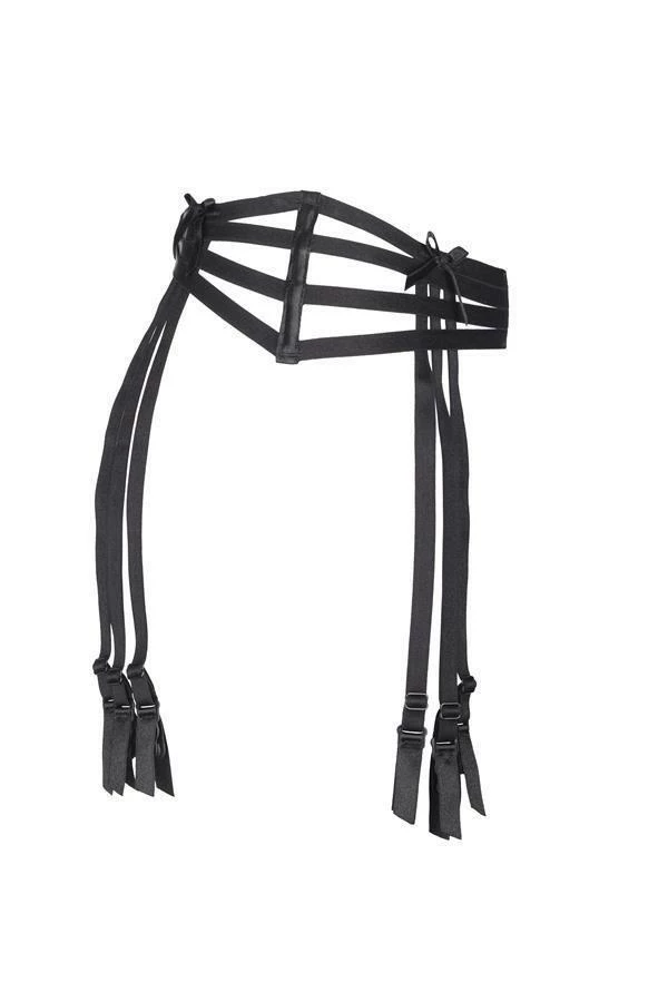 Axami Lingerie Garter Belt V-6542 Grafite 5 Axami Lingerie Garter Belt V-6542 Grafite