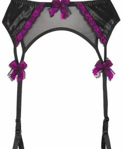 Axami Lingerie Garter Belt V-6552 Cassis
