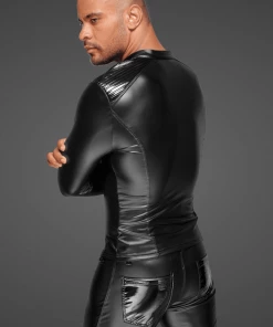 Noir Handmade Poland Men`s Wet-Look Jacket H052