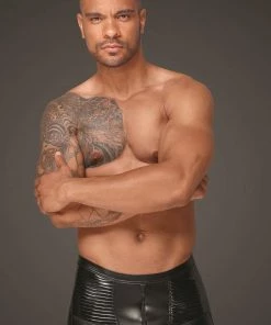 Noir Handmade Poland Men`s Wet-look Shorts H054