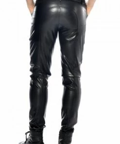 Patrice Catanzaro France Faux Leather Men`s Jeans Joss