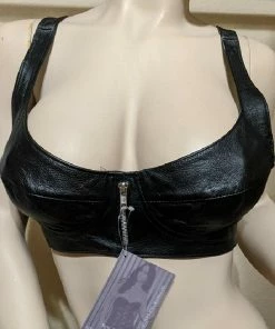 Elegant Moments USA Leather Underwire Bra L5112 Lingerie