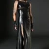 Patrice Catanzaro France Lucie Long Slit Edgy Dress