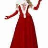 Smiffys Costumes Luxury Long Christmas Santa Dress