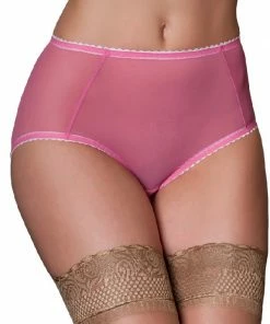 Nylon Dreams Sheer Mesh Red Knickers NDBSK Lingerie