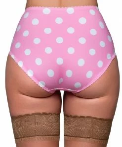 Nylon Dreams Lingerie Dotty Betty Retro Pink Knickers