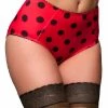 Nylon Dreams Dotty Betty Retro Red Knickers