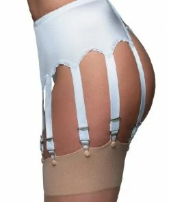 Nylon Dreams 10 Strap Red Suspender Belt NDL10