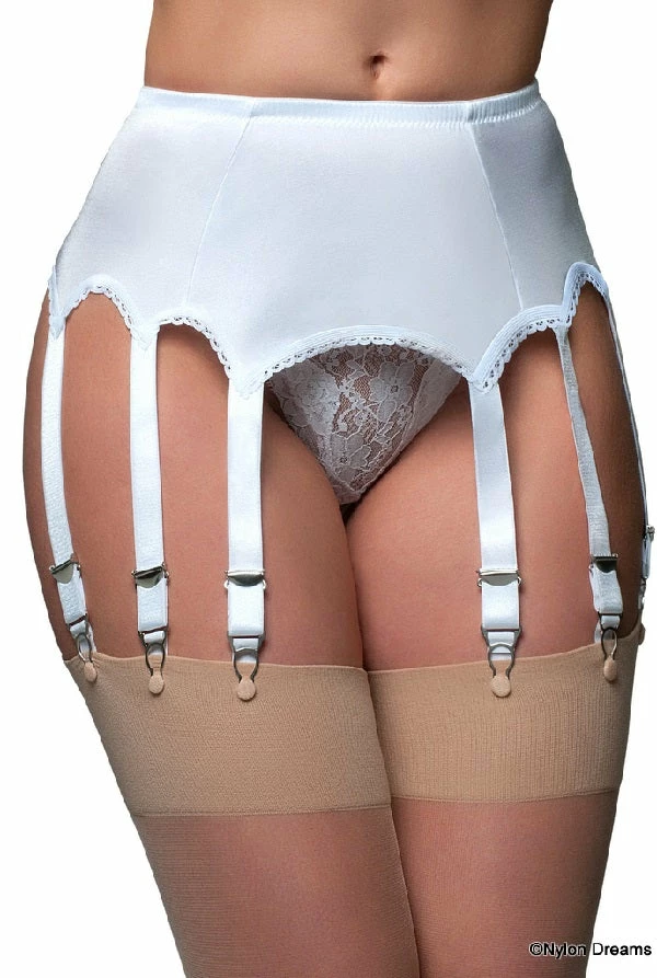 Nylon Dreams Lingerie 10 Strap Black Suspender Belt NDL11 9 Nylon Dreams Lingerie 10 Strap Black Suspender Belt NDL11