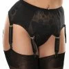 Nylon Dreams 6 Strap Black Suspender Belt NDL1 Lingerie