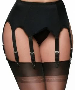 Nylon Dreams Lingerie 8 Strap Red Suspender Belt NDL3