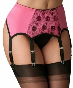 Nylon Dreams 6 Strap Red Suspender Belt NDL60 13 Nylon Dreams 6 Strap Red Suspender Belt NDL60