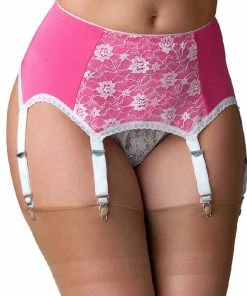 Nylon Dreams 6 Strap Suspender Belt NDL66