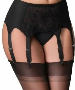 Nylon Dreams Lingerie 8 Strap Red Suspender Belt NDL9