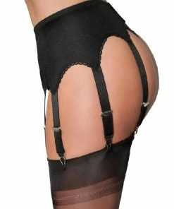 Nylon Dreams 8 Strap White Suspender Belt NDL9 17 Nylon Dreams 8 Strap White Suspender Belt NDL9