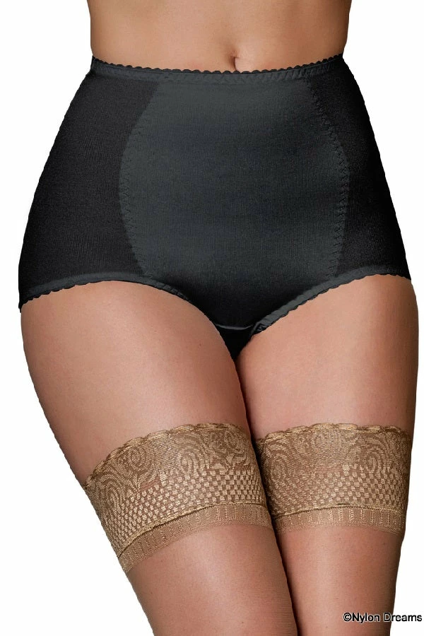 Nylon Dreams Panty Girdle Black Lingerie 3 Nylon Dreams Panty Girdle Black Lingerie