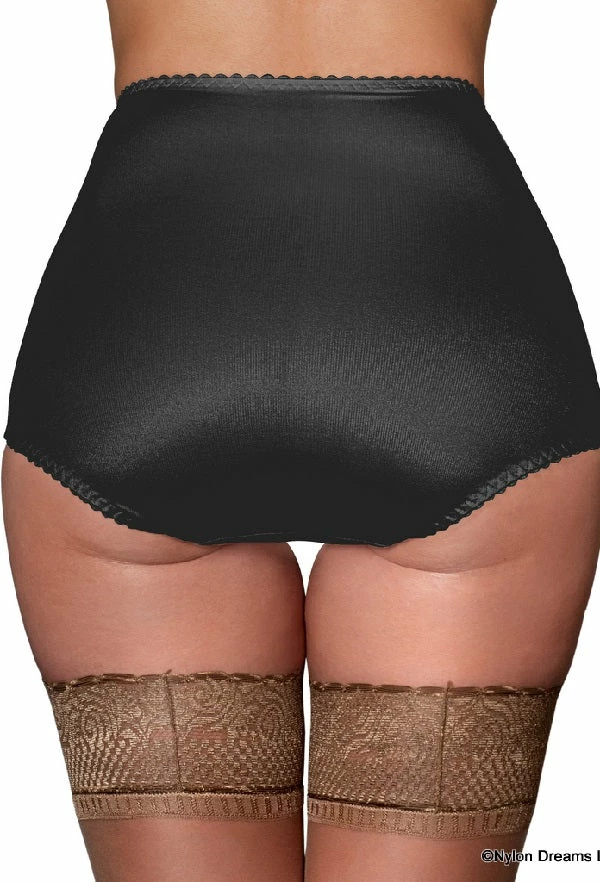 Nylon Dreams Panty Girdle Black Lingerie 4 Nylon Dreams Panty Girdle Black Lingerie