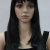 Flirtywomen Natural Black Long Wig Wigs