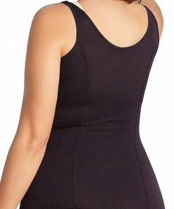Cocoon Shapewear Plus Marine Algae Braless T-Shirt Black