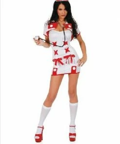Roma Costumes Sexy X-Ray Nurse Adult Costume