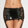 7 Th Heaven Vinyl And Lace Garter-Belt Rosario