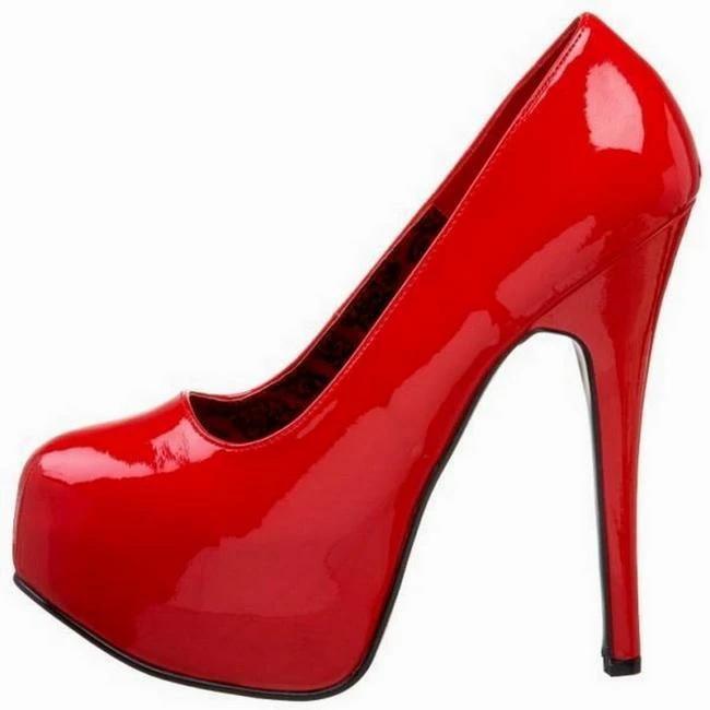 Flirtywomen Reduced Stock Shoes Red High Heels 4 Flirtywomen Reduced Stock Shoes Red High Heels