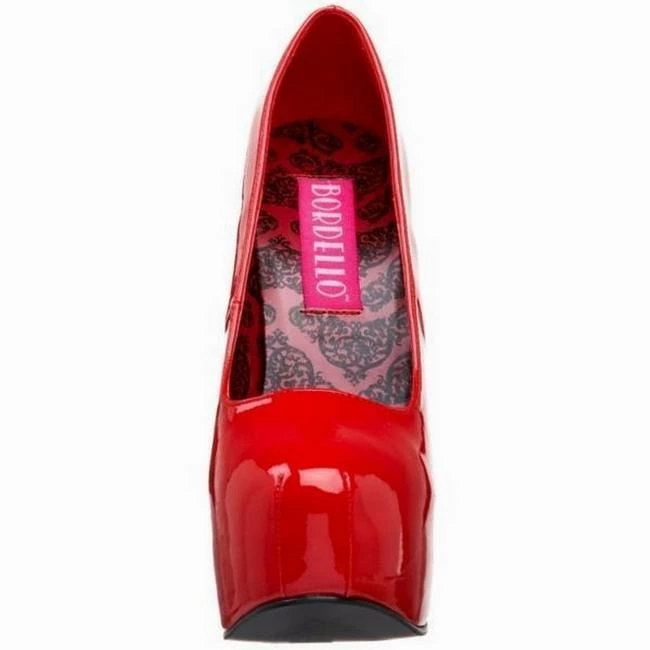 Flirtywomen Reduced Stock Shoes Red High Heels 6 Flirtywomen Reduced Stock Shoes Red High Heels