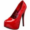 Flirtywomen Reduced Stock Shoes Red High Heels