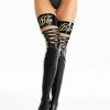 7 Th Heaven Wet-Look Stockings S516 Hosiery