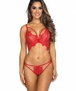 Axami Lingerie Red G-String V-9588