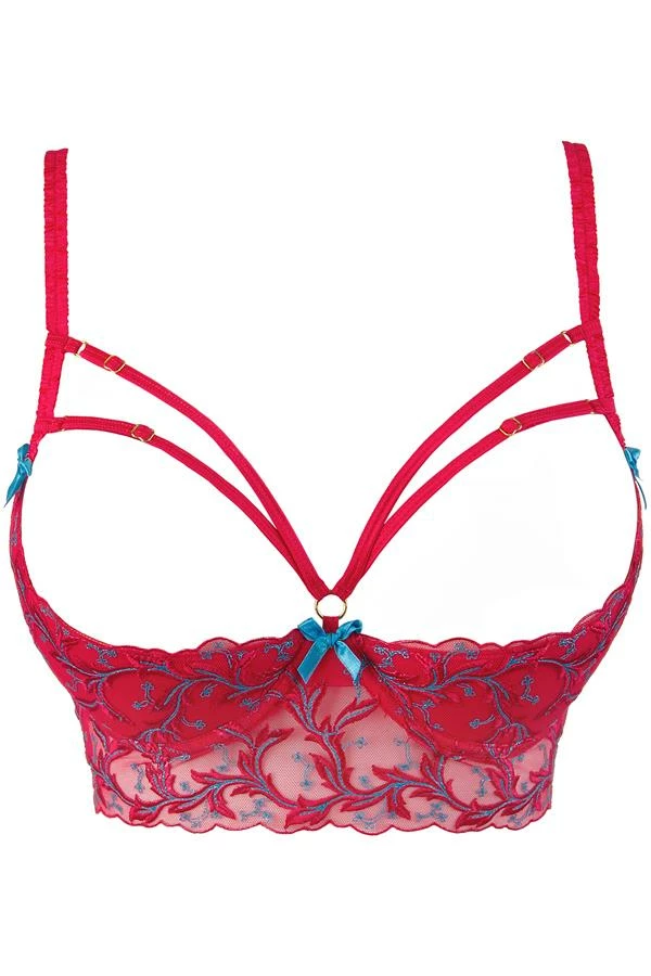 Axami Lingerie Open Bust Bra V-9671 4 Axami Lingerie Open Bust Bra V-9671