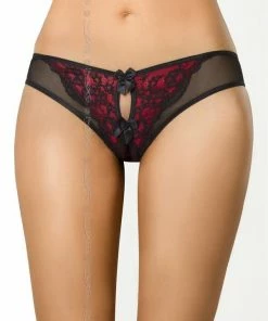 Axami Lingerie G-String Axami V-7795 Tamarillo Sorbet