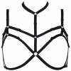 Axami Lingerie Bras Black Harness Bra V-8116