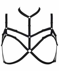 Axami Lingerie Bras Black Harness Bra V-8116